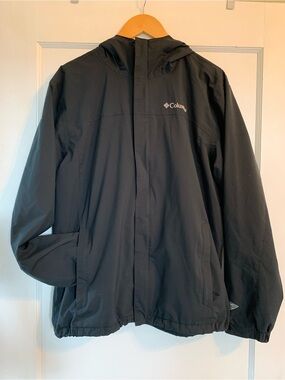 Columbia Black Windbreaker